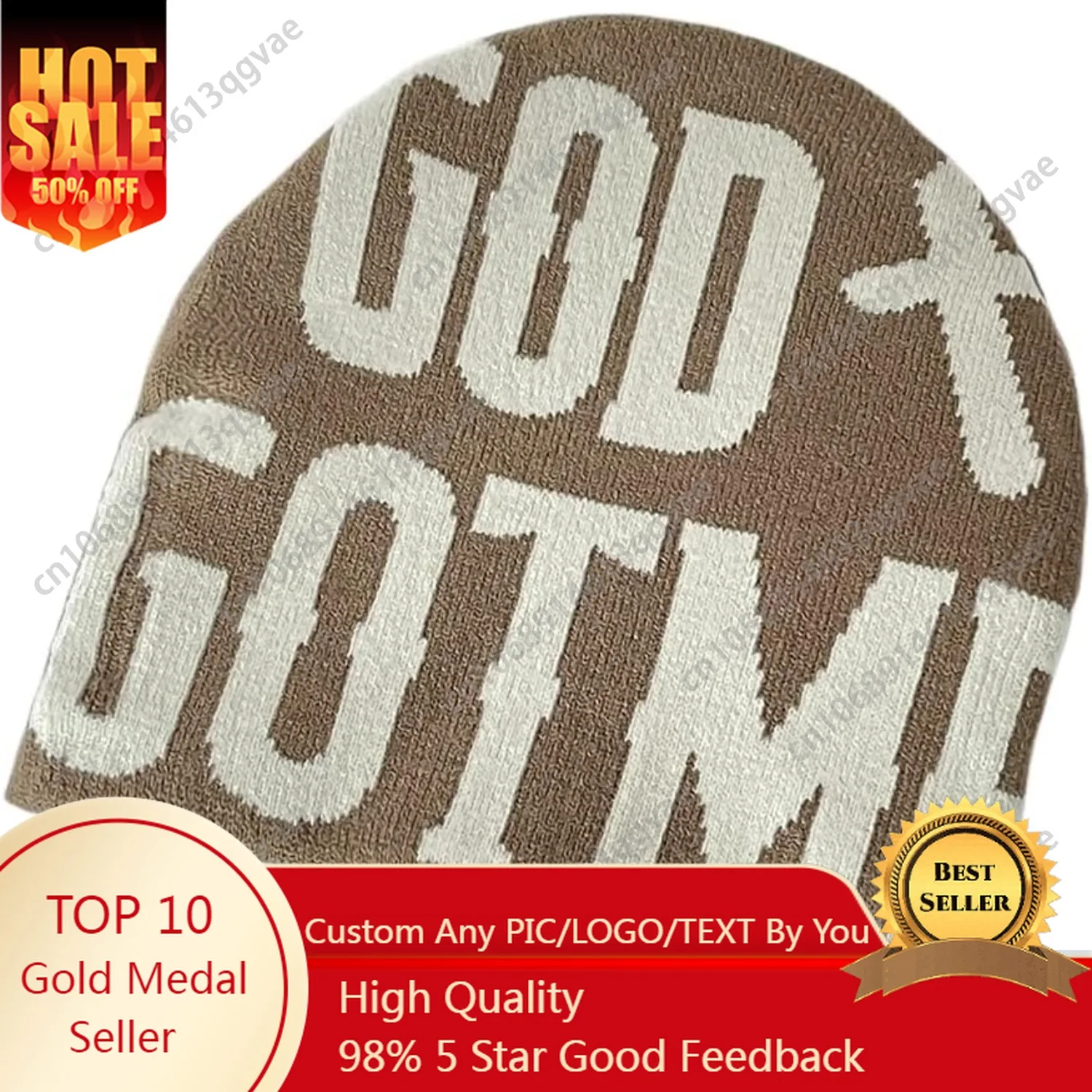 

Y2K Beanie Letter Printing Knitted Hat Fashion Hip Hop Trend Beanie Pullover Hat Casual Sports for Men Women