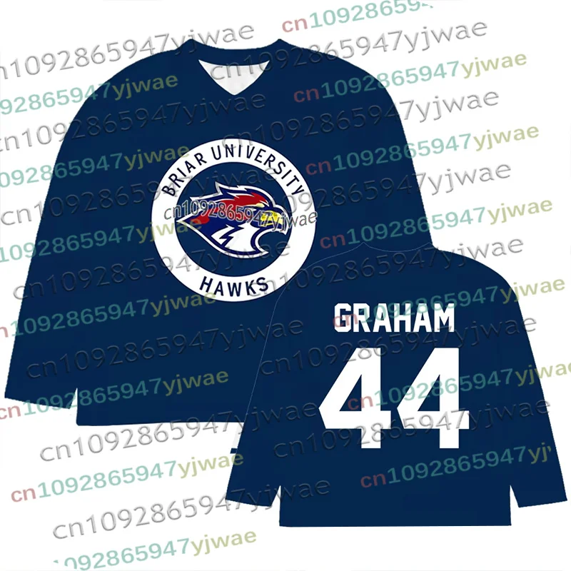 Cosplay Off Campus Briar University Hockey-Trikot Graham 44 22 DI LAURENTIS 66 Tucker46 Langarm-T-Shirt 3D-Druck Herren-Trikot – Detail 13