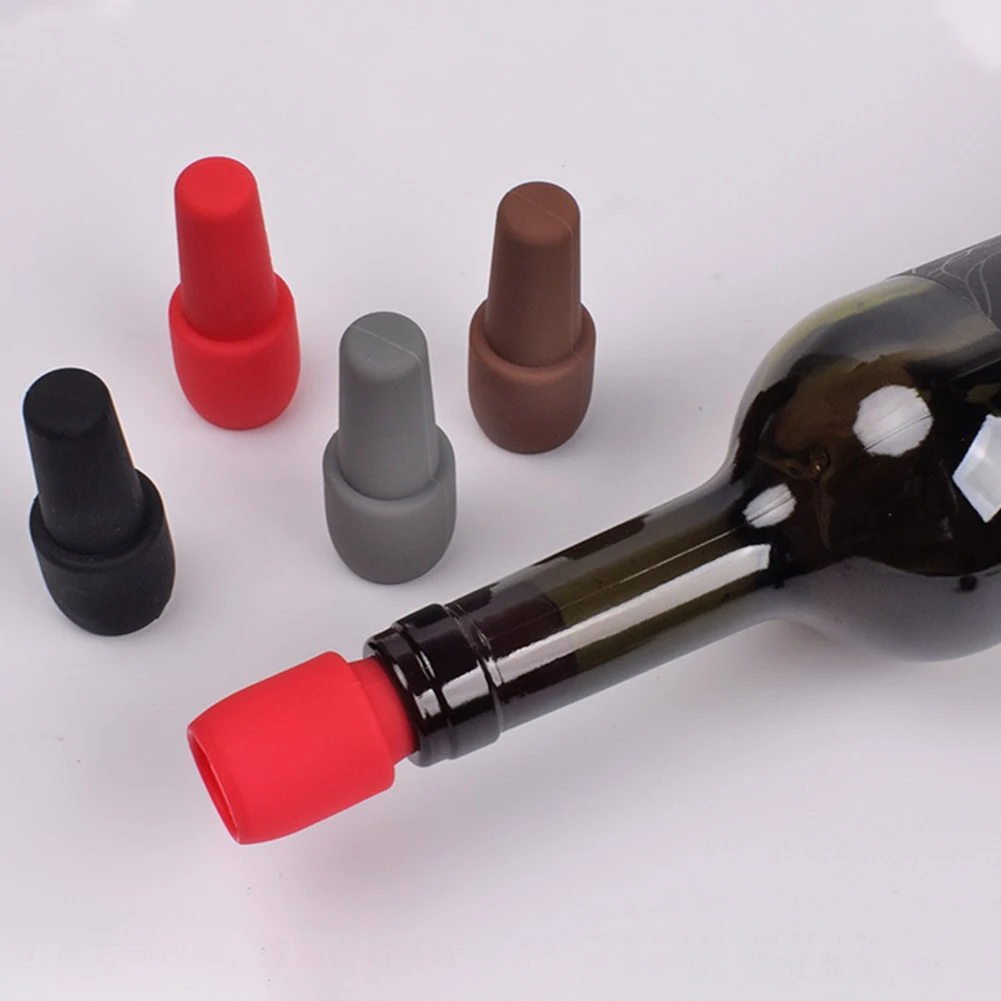 Weinflaschenverschluss, Silikonflasche, versiegelter Stopper, multifunktionaler Wein-Champagner-Stopper für Bier, Champagner