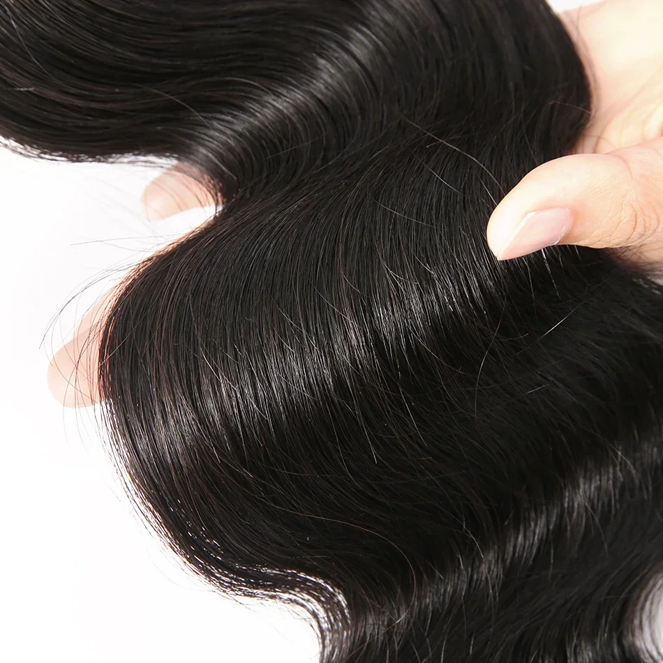 16A Body Wave Bundles Hair Weave 3/4/5/6 Bundles Human Hair Unprocessed Natural Black 8-34 Inch Brazilian Hair Extensions Deals image 5