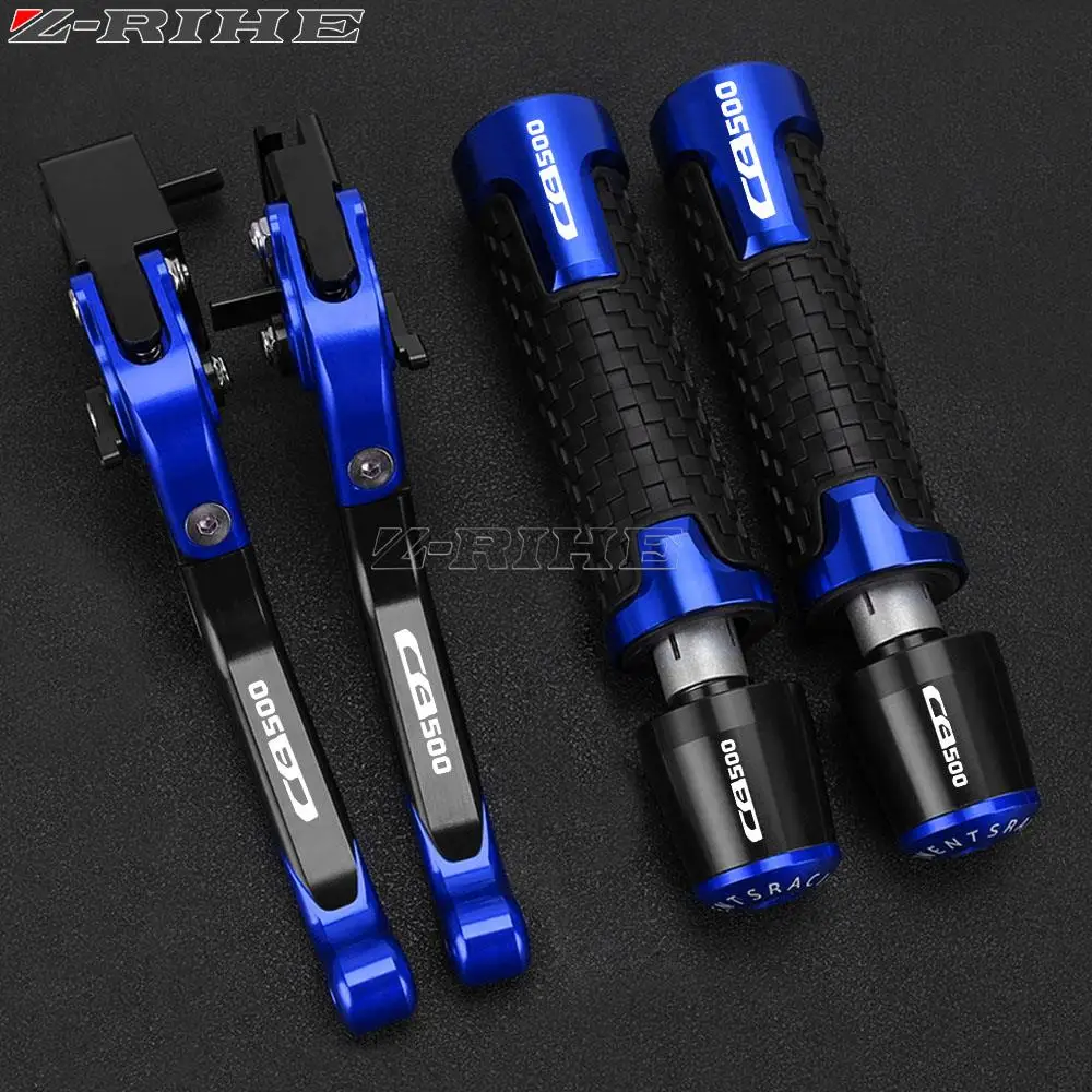 Motorcycle Adjustable CB CBR 500 F X Brake Clutch Lever Handle Bar Grips End For HONDA CBR500R CB500 F/X CB500F CB500X 2013-2018