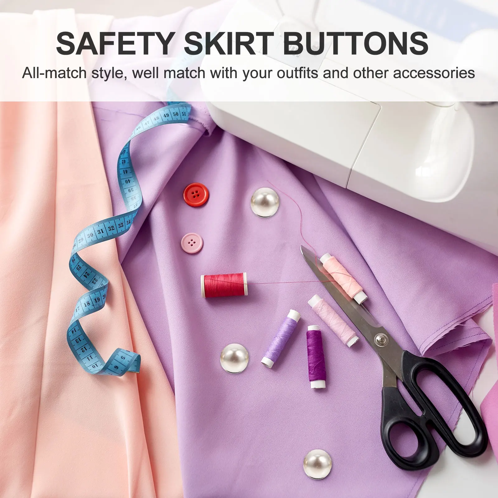 

Prevent Accidental Exposure Buttons Invisible Snaps Small Brooch Pin Black Miss