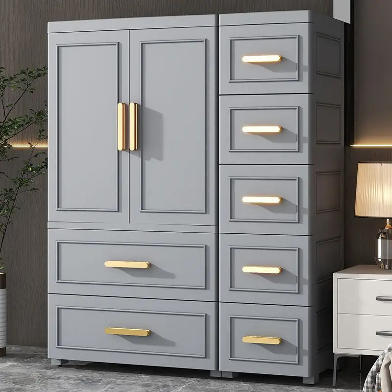 

King Size Thickened Kids Wardrobe Cabinet Drawer Bedroom Cabinet Storage Cabinet