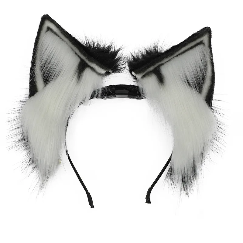 Rechargeable animal ear hair band cosplay comic show movable cat ear headdress prop simulation electric