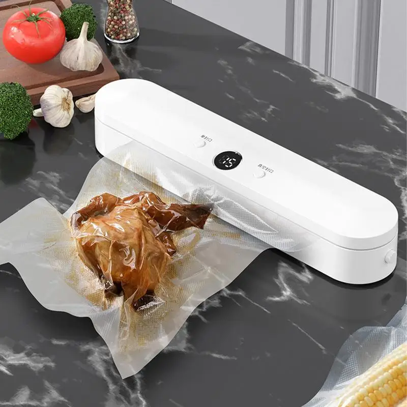 Vacuum Food Sealer Machine Vacuum Bags Household Food Vacuum Sealer Reusabl Air Sealer For Dry And Moist Food Fresh Preservation