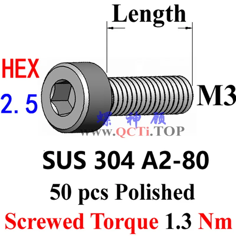 Stainless Steel M3 …