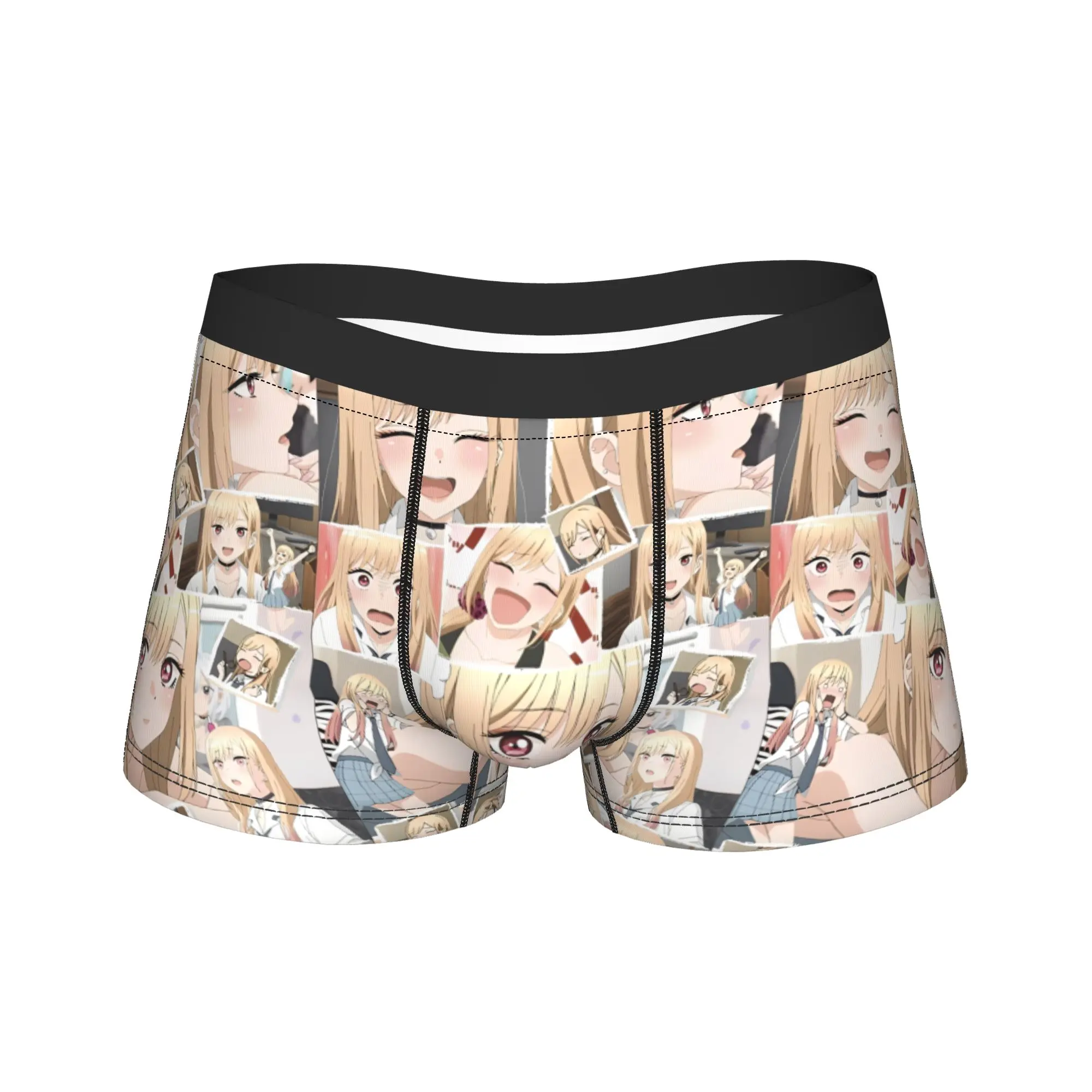 Man's Japan Anime Marin Kitagawa Boxer Shorts,Smooth  Underwear Underpants