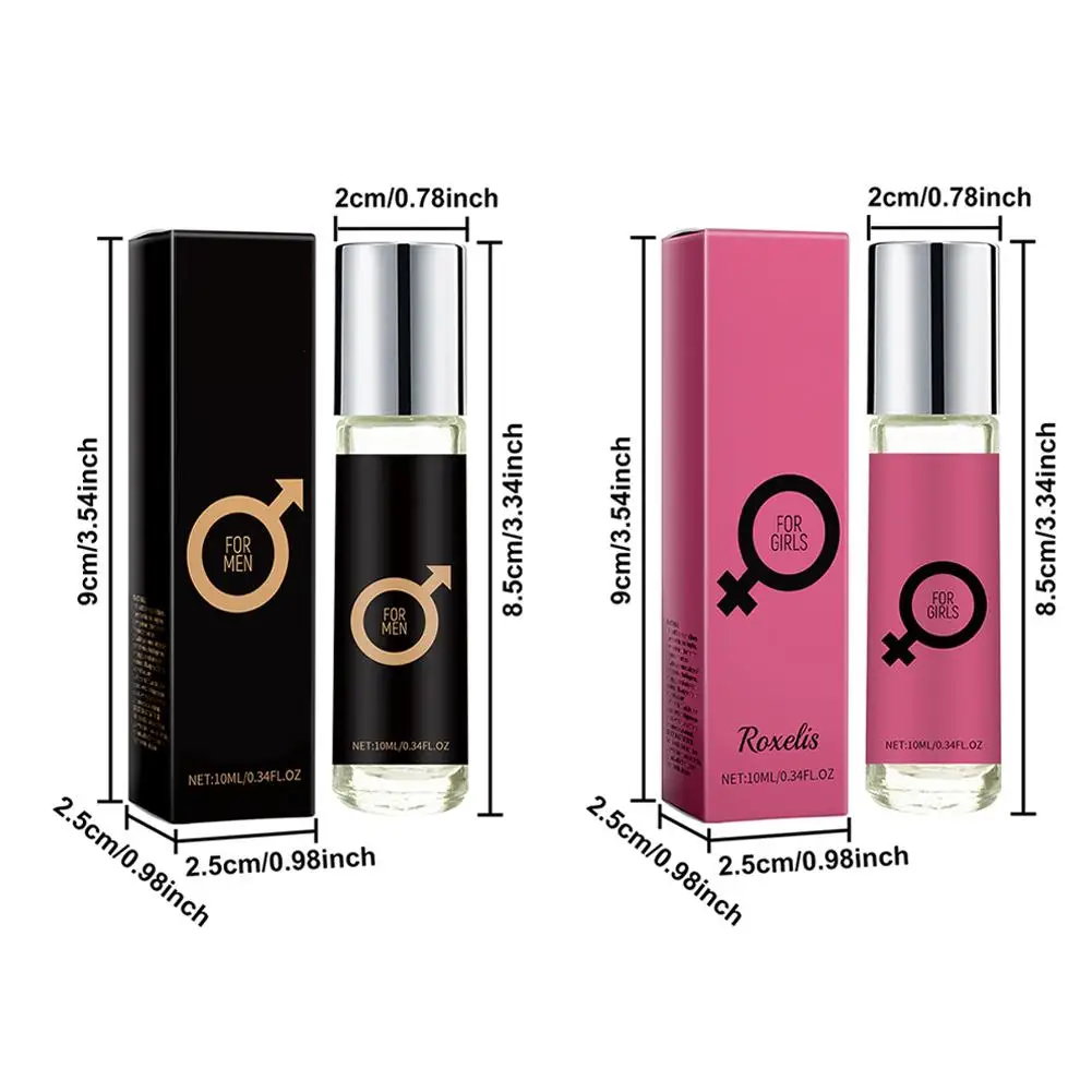 Perfume Roll-on portátil para mujer, Perfume de feromonas que estimula la flirteo, Perfume Natural suave, 5 uds.