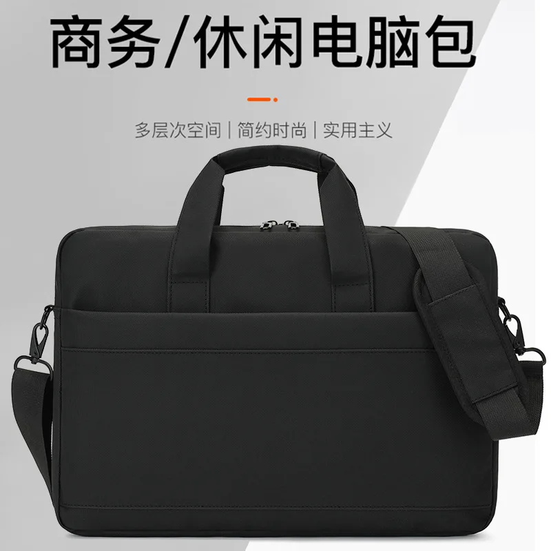 حقيبة تخزين كمبيوتر متعددة الطبقات مقاومة للماء من أكسفورد للأعمال والترفيه وخفيفة الوزن ومقاومة للاهتراء ووسادة كتف #3