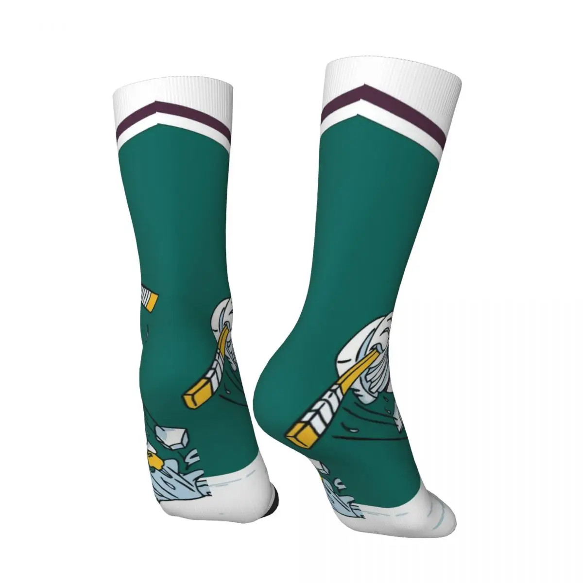 Hockey Mighty Ducks Men Women Socks Motion Beautiful Spring, Summer, Autumn, and Winter Dressing Gifts