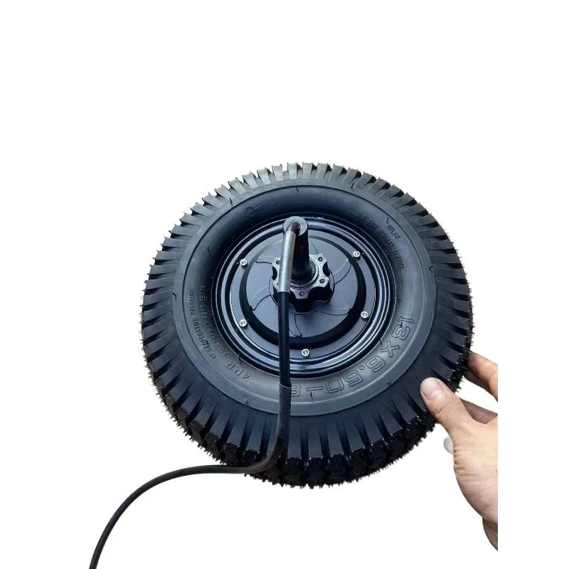 

6 Inch Scooter Hub Motor 1000W 1500W Brushless Disc Brake Single Side Axle for Electric Moped Go Kart DIY Conversion Kit