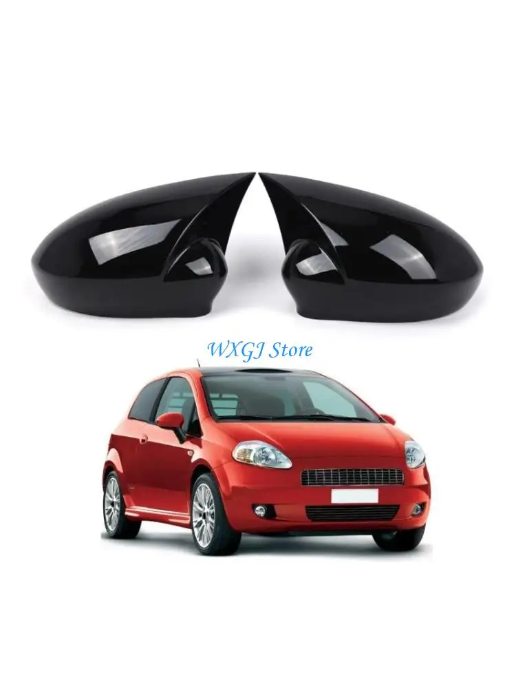 

37JE 735417229 735417228 Door Wing Cover Caps Car Rear View Side Cover Wing Caps for Punto DAL 2005-2018