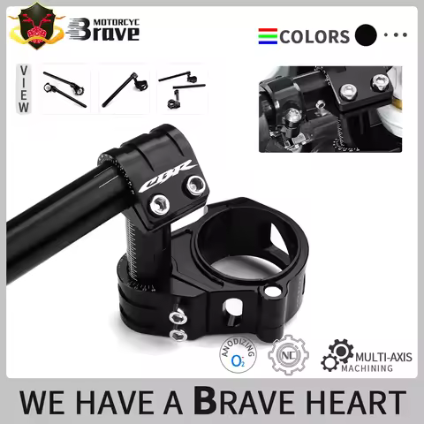 For Honda cbr 900rr CBR 1000RR /SP/SP VTR 1000 SP 2 Motorcycle Accessories CNC 50mm Clip On Ons Fork Handlebars Riser