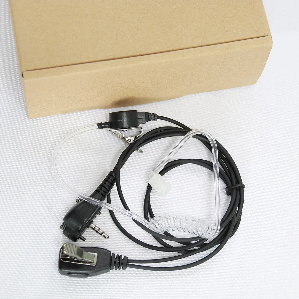 VBLL 2-Wire Surveillance Earpiece Earphone Mic for VX400 VX264 VX354 VX420 VX417 VX418 VX410 Radio