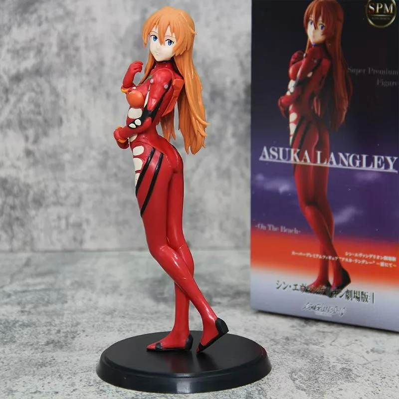 EVA อะนิเมะ Asuka Langley Soryu Action Figures ของเล่นรูปปั้นคอลเลกชันเดสก์ท็อปตกแต่งจี้เด็กของขวัญวันเกิด