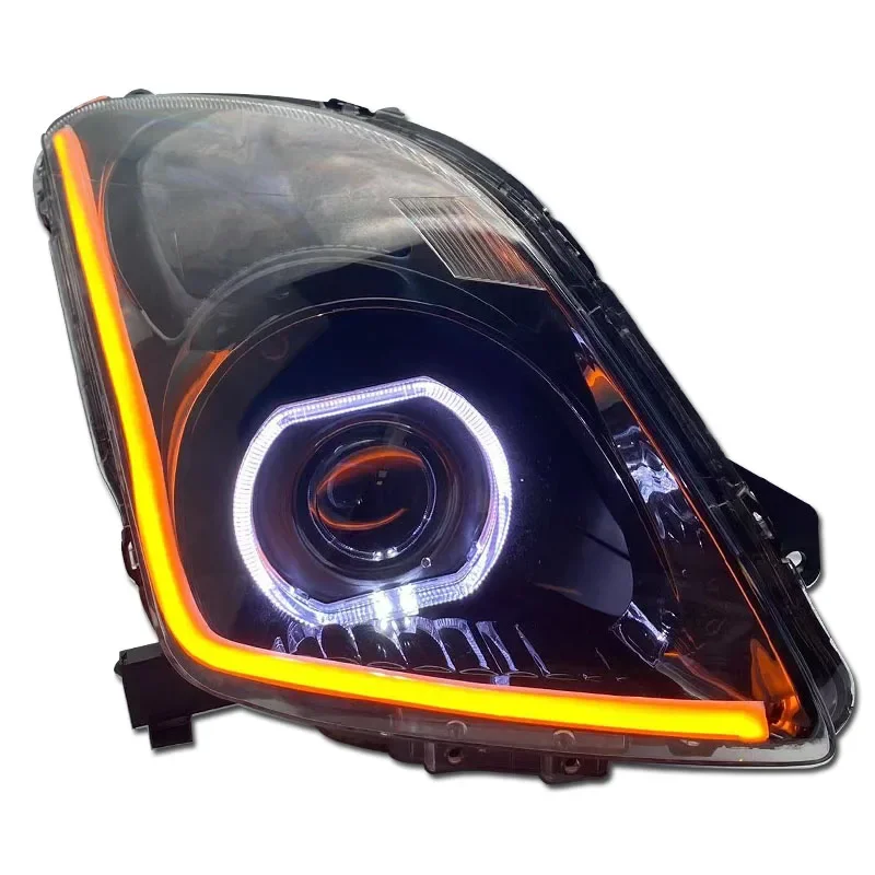 

Front Headlamp Headlight Assembly for Suzuki Swift with Angel Eye Turn Signal