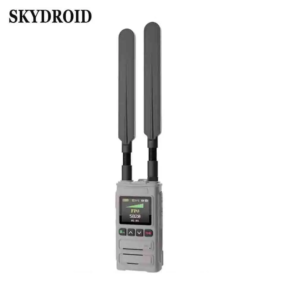 

Skydroid S12-8G Drone Detector 8GHz 3km-5km Range with 6000mAh Battery Support Russian English Handheld Drone Alarms RC Tools