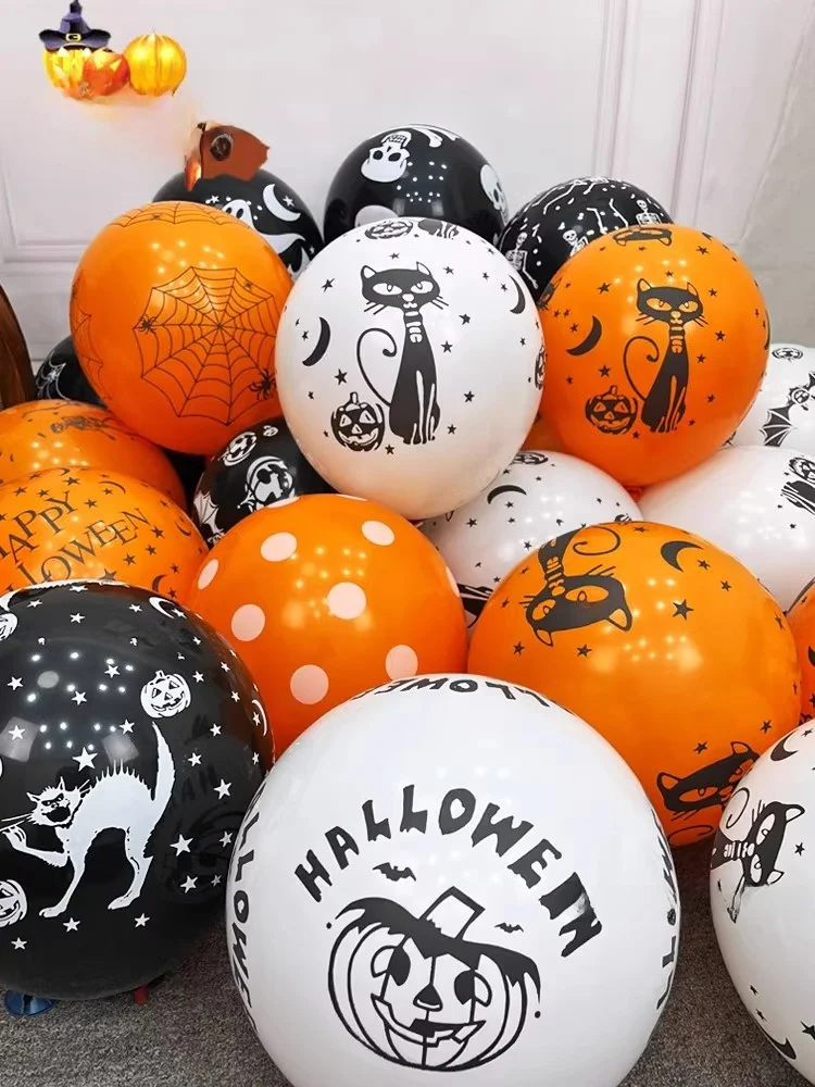 

Набор латексных шаров для Хэллоуина: декор для создания жуткой атмосферы в магазинах, барах, караоке-клубах, классах и на вечеринках