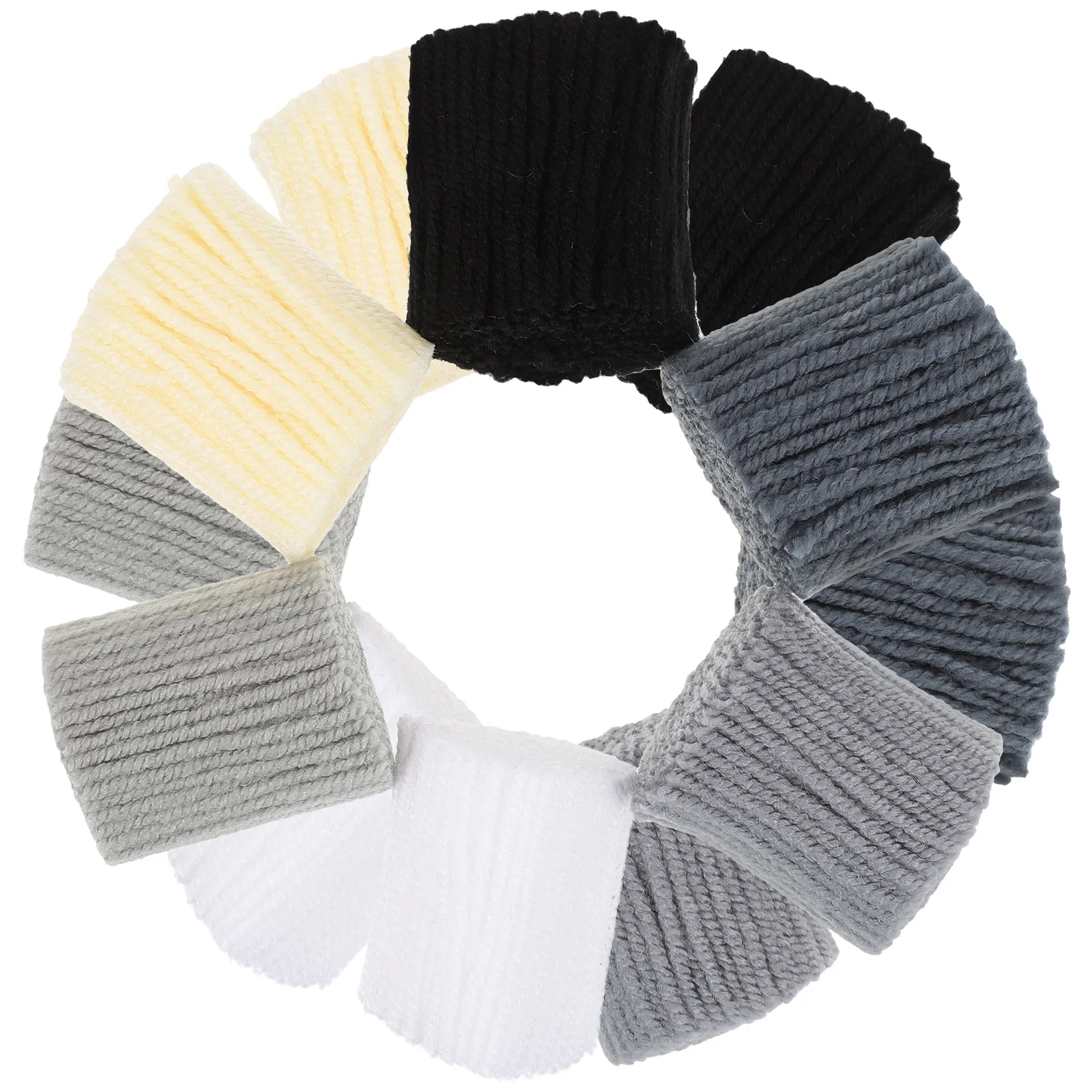 

12pcs Acrylic Yarn for Tufting Rugs Carpet Embroidery Crochet Hook Rug Making Blanket Yarns 36# 37# 38# 39# 40# 2 41# 2 Latch