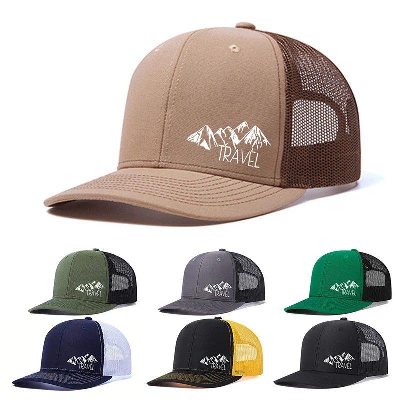 Primavera Verano lujo pico viaje gorra de béisbol curvada para adultos para hombres mujeres al aire libre malla pato sombrero sombra transpirable Gorras Hombre