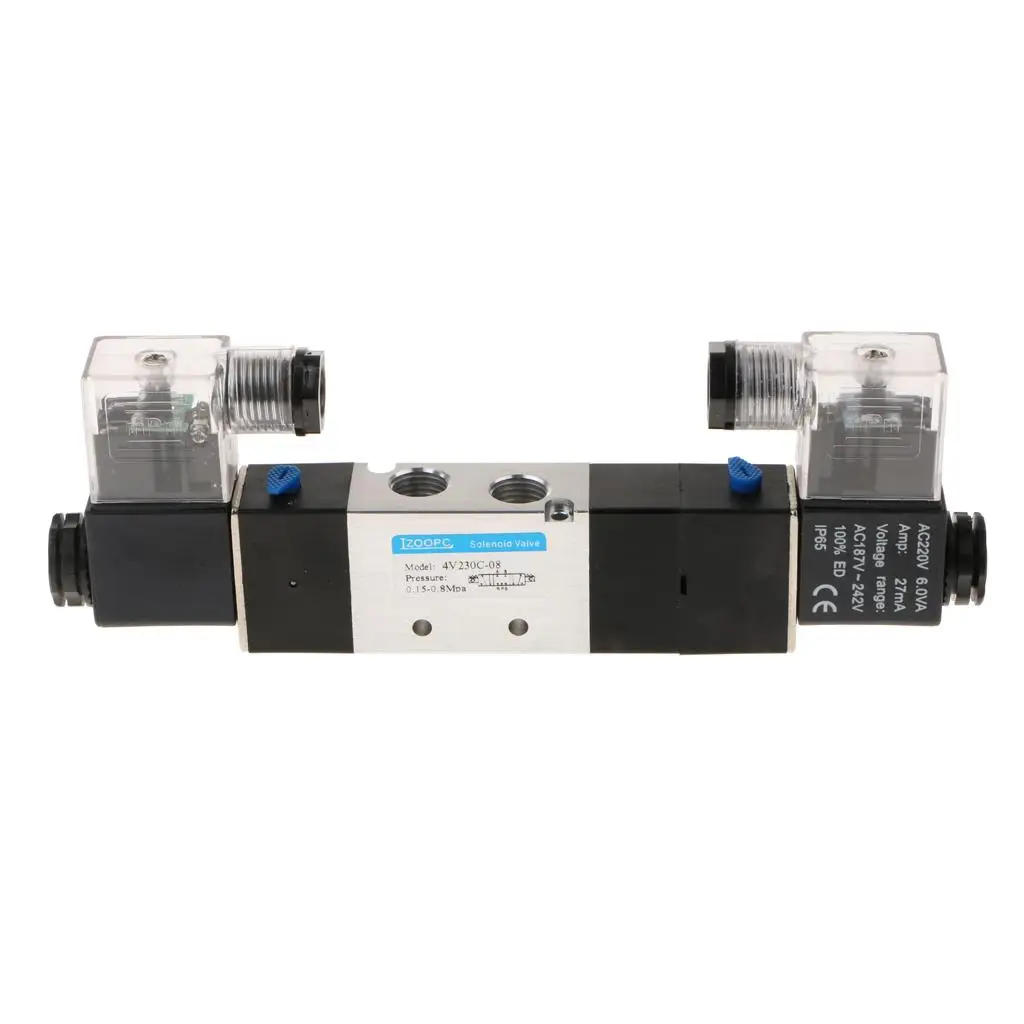 Double Coil Solenoid Valve s Air Operated 1/4