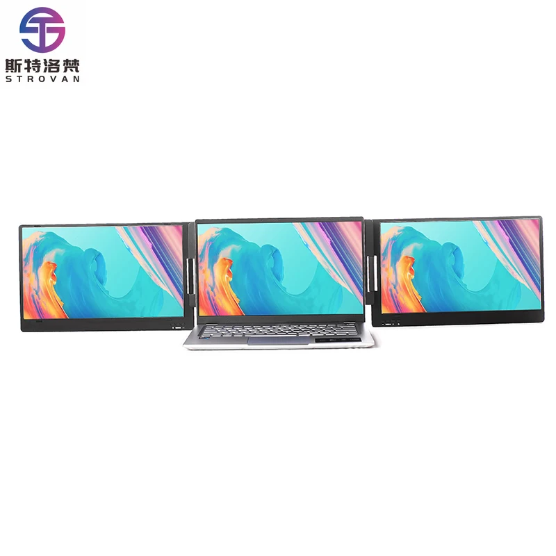 

2025 New 14-Inch USB C 1080p IPS HDR Portable Dual & Triple Screen Laptop Extension with TFT Panel