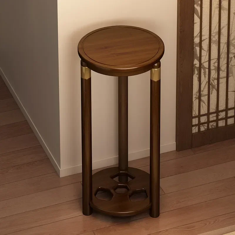 Bamboo Flower Rack Shelf Indoor Flower Pot Rack Living Room Flower Table Balcony Dill Hanging Orchid Chinese Flower Table
