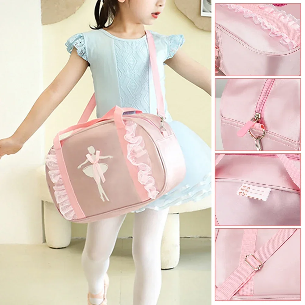 Ballet Dance Bags Fashion Girls Sports Dance Kids Kawaii Backpack Baby Barrels Package Bag Costume Clothes Shoes Dress Handbags