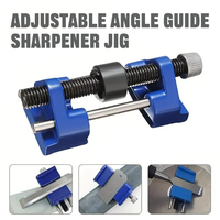 Professional Chisel Honing Guide with Multi Angle Adjustment - Carbon Steel Sharpener Jig for Woodworking Hand Tool Sharpening