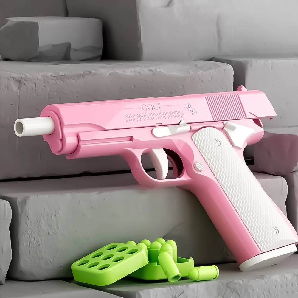 Shell Ejecting Toy Gun For Kids Colt 1911 Safe Toys For Girls Boy Birthday Gift Relaxing Toys Dropship Shopify