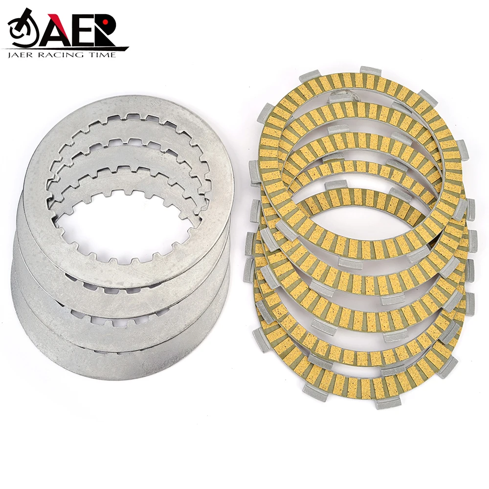 Clutch Friction Plates Steel Disc Kit for Honda XL125V Varadero 2001-2011 VT125 Shadow 125 1998-2000 22201-MAL-600 22202-MAE-000