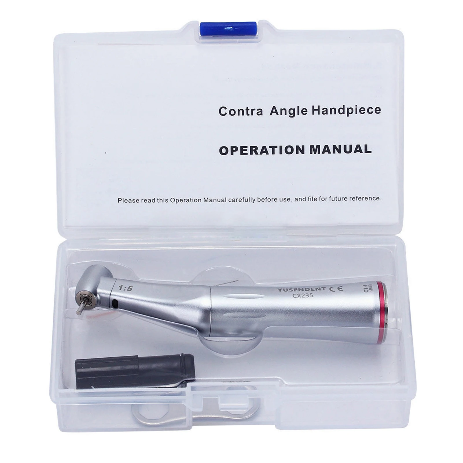 Dental 1:5 increasing Speed LED Optic Fibe Contra Angle Handpiece Inner Water Channel E-type Connect Fit LUX NSK Sirona