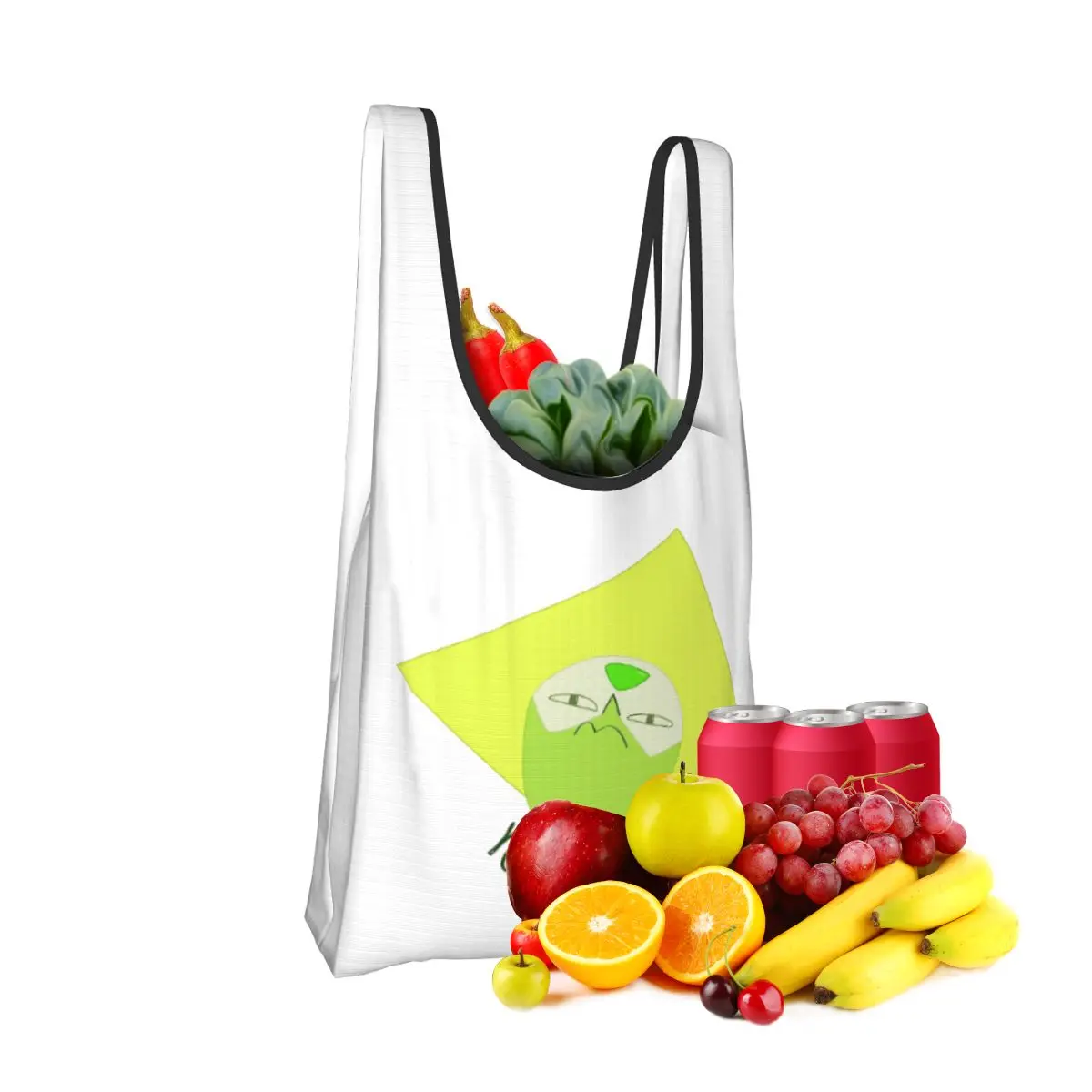 You Clod Peridot Steven Universe bolso de compras bolsas de mano portátiles bolso de hombro reutilizable bolso de compras bolso de comestibles