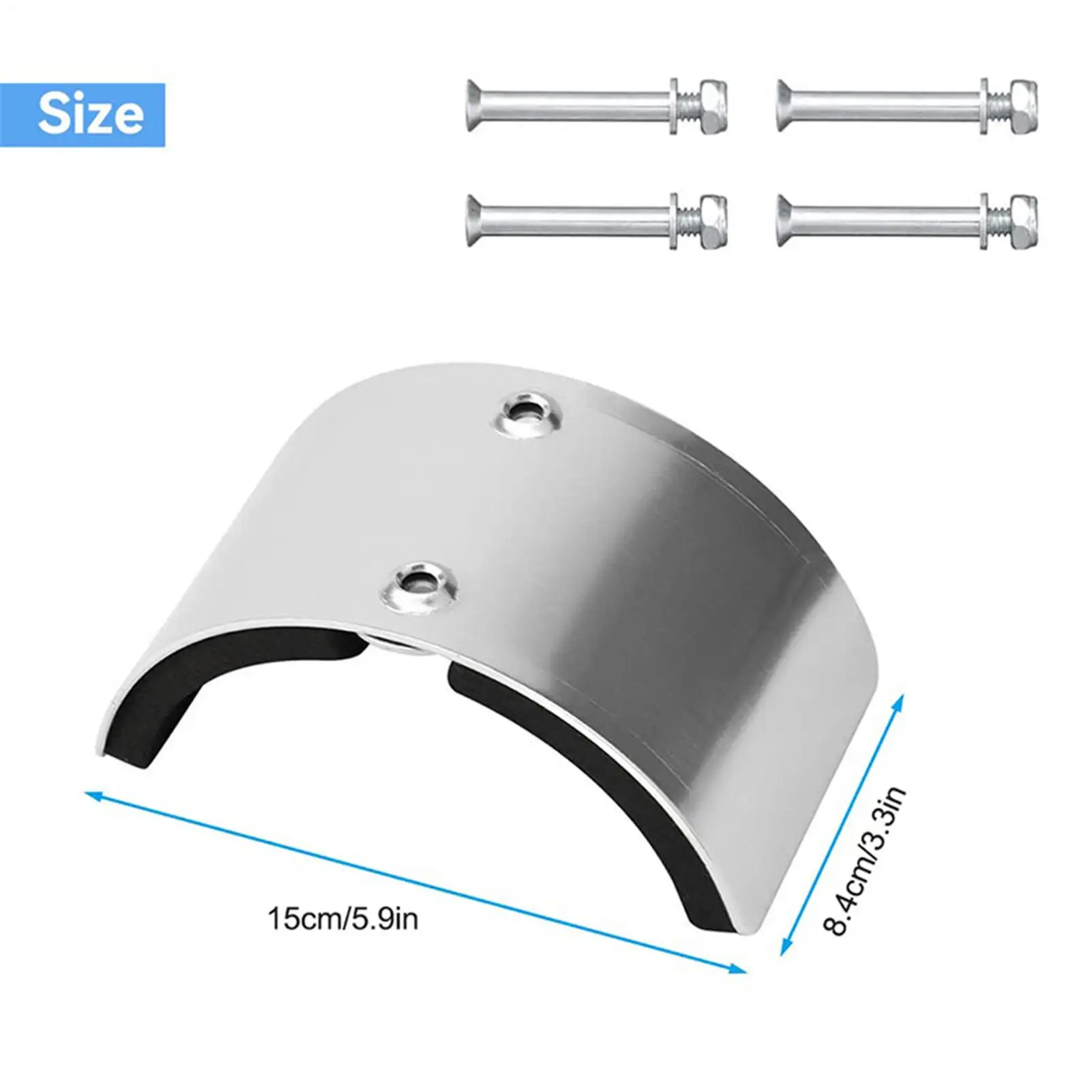 Trampas para paneles de yeso, pieza de repuesto, tornillo, placa cómoda, accesorios para correas de pierna fija, Kit para patas fijas, 2 uds.