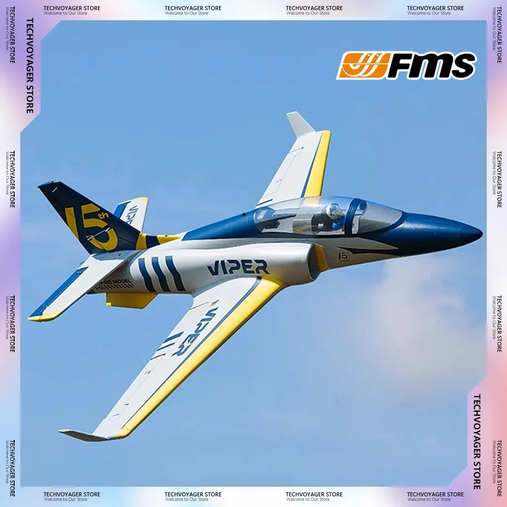 FMS 70mm Viper V2 PNP Airplane Model Assembly Foam Machine Fixed Remote Control Electric Aircraft Model Flaps Model Hobby Gifts