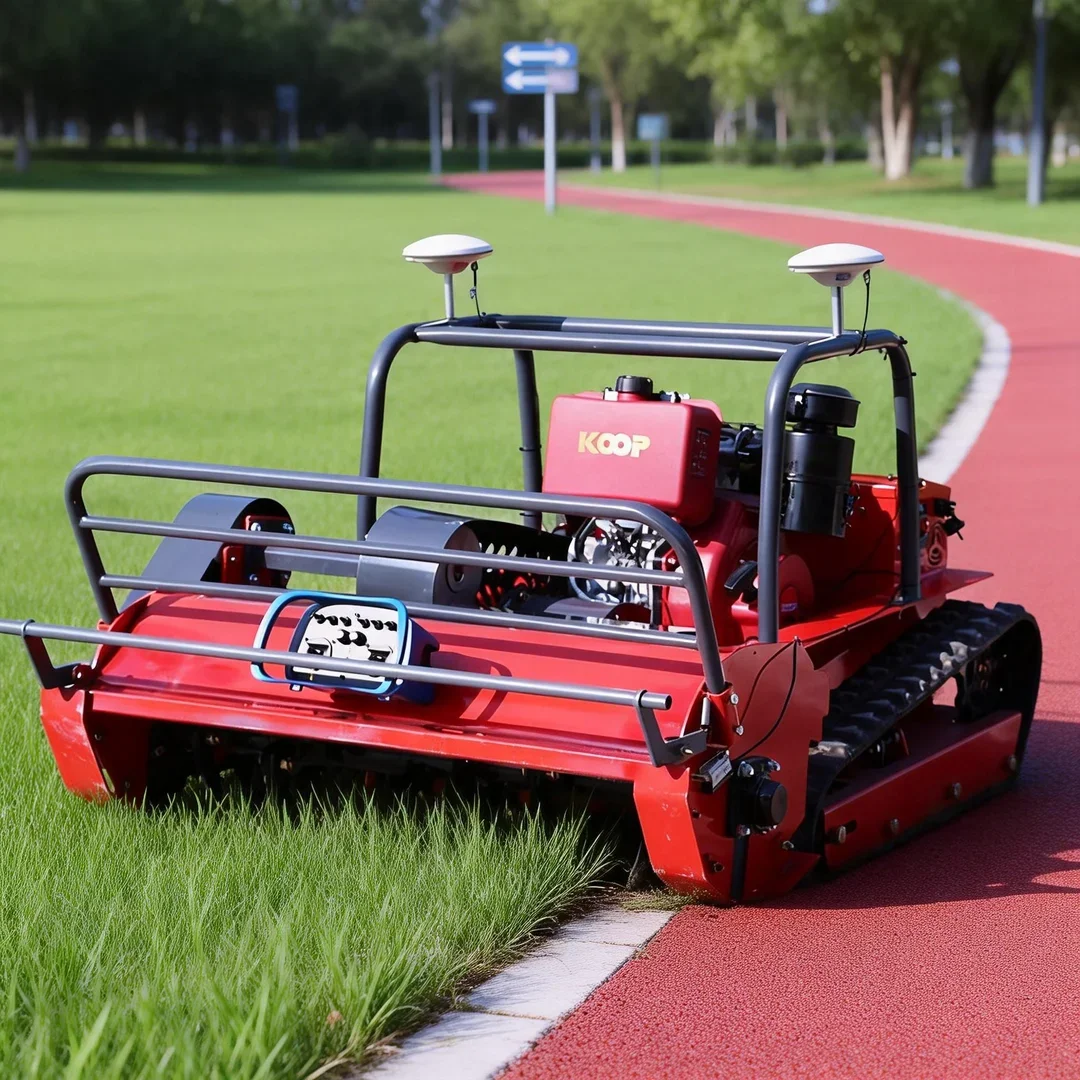 

Промышленная газонокосилка с GPS-оборудованием по индивидуальному заказу - самоходная прочная машина для резки травы с двигателем высокой мощности