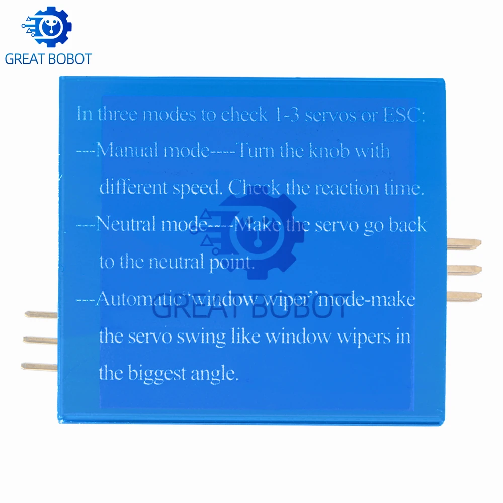 3 Channel RC Servo Tester 4.8-6V CCPM Consistency Checker LED Display Debug Tool