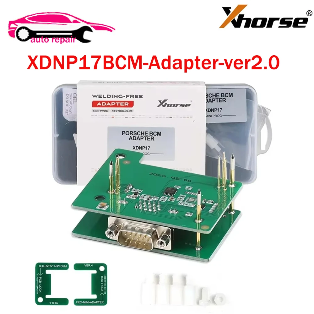 Original Xhorse XDNP17 Solder-Free Adapters for Porsche Work with VVDI Prog/ MINI PROG and KEY TOOL PLUS