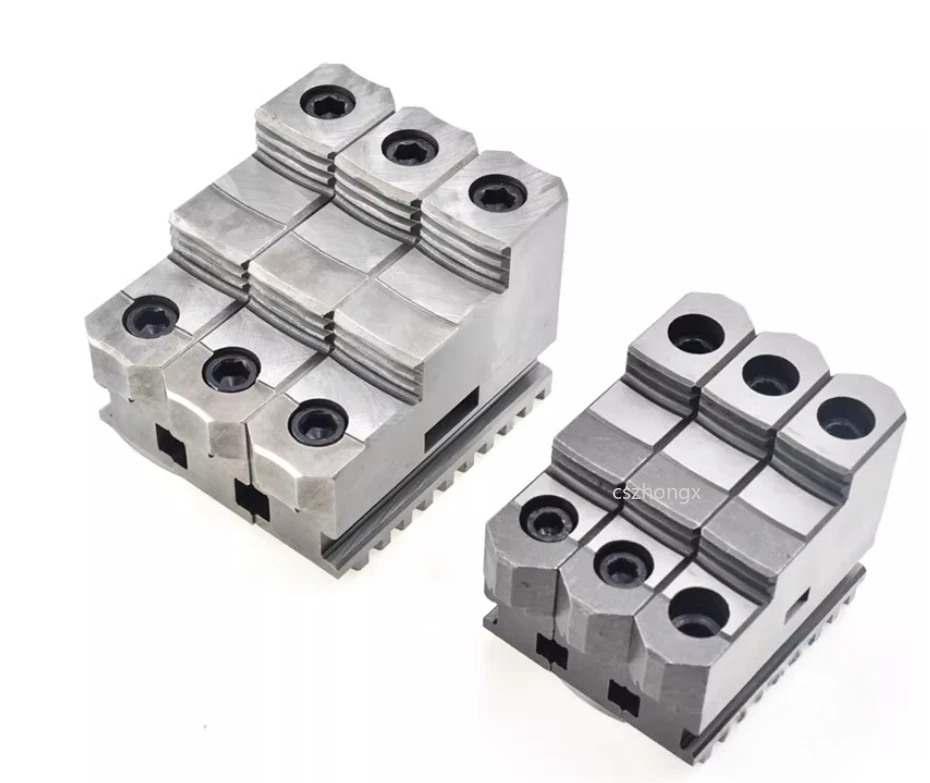 Three jaw chuck active jaw lathe split type positive and negative dual-use jaws200 250 320 400 500