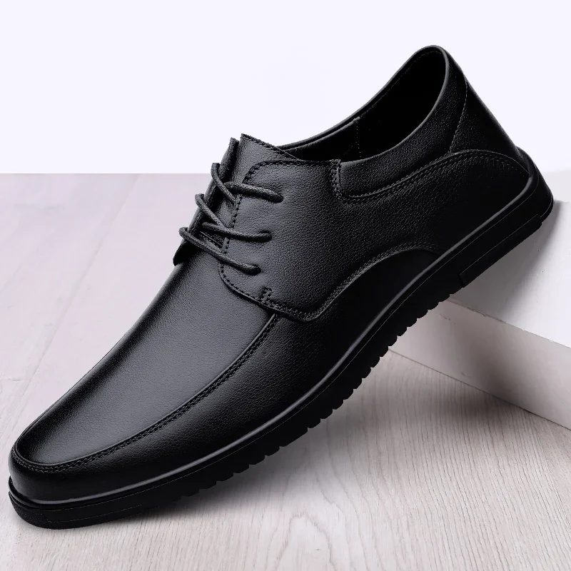 Men Shoes lace up Genuine Leather Luxury White Sneakers Trend Comfortable Casual oxfords Men Shoes Design Moccasins Man shoes