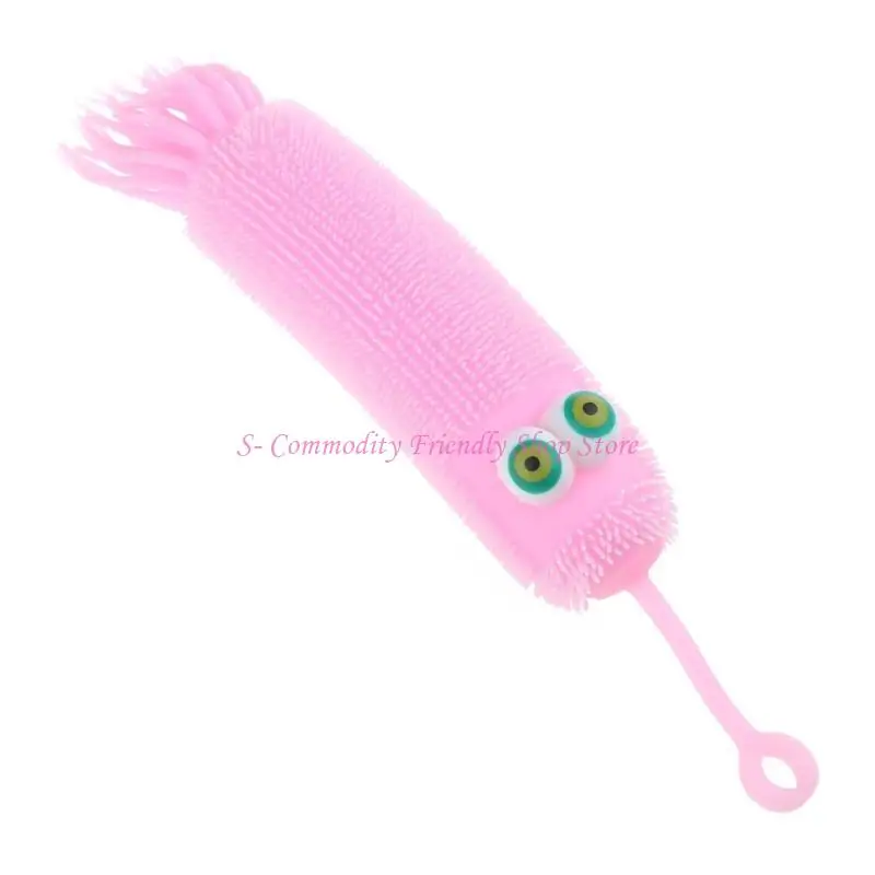 85ae ส่องแสงปลาหมึกยักษ์บีบของเล่นขนาดใหญ่สำหรับการบรรเทาความเครียดจากสัตว์หนอนผีเสื้อ