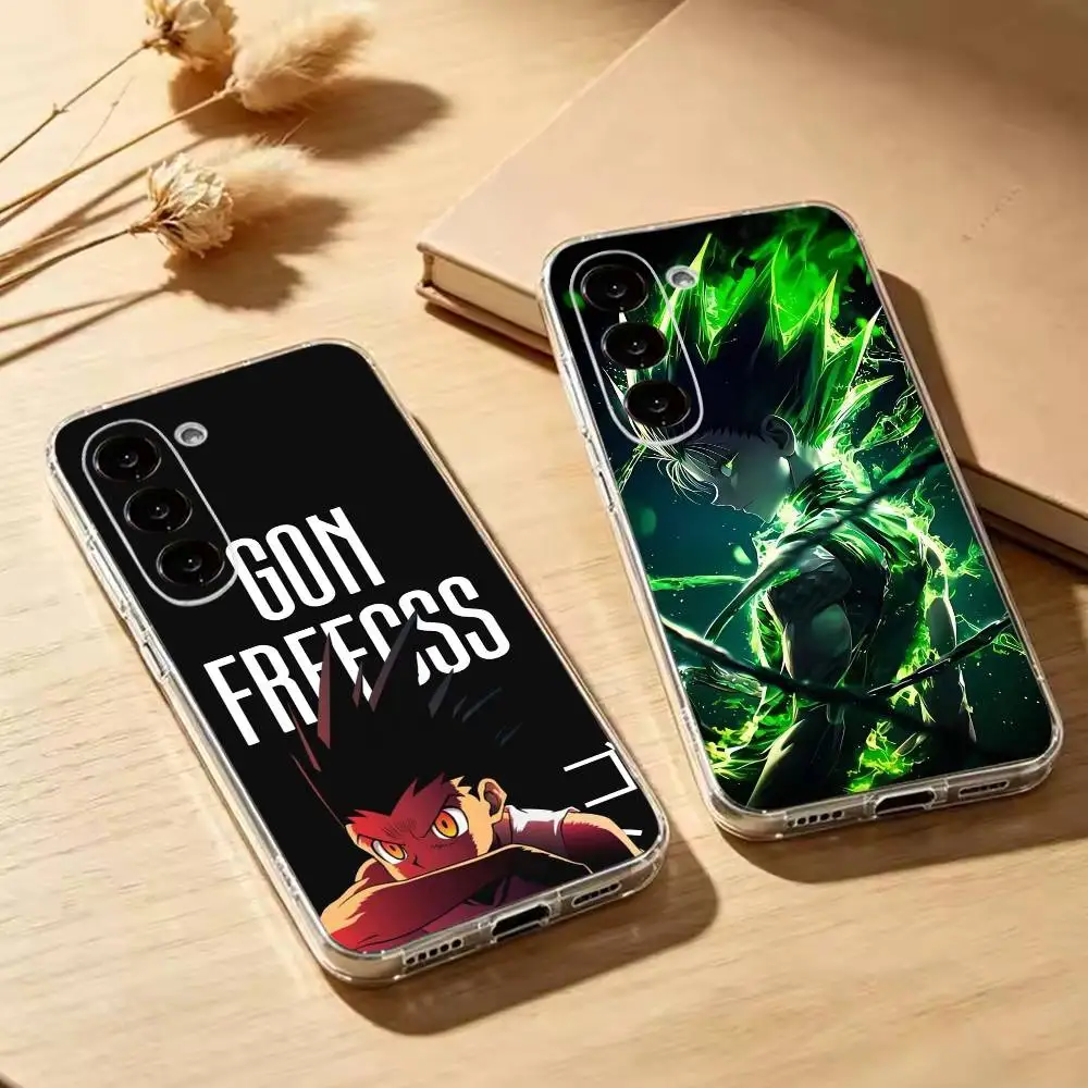 Hunter x Hunter Gon Freecss Phone Case For Samsung Galaxy A73,A72,A71,A70,A53,A52,A51Transparent Cover
