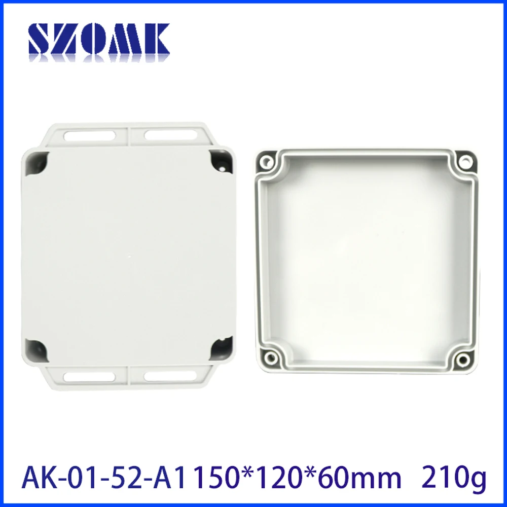 Szomk 150X120X60mm Box Outdoor Waterproof Case Plastic Box Electronic Project Case Instrument Waterproof Junction Box Housing