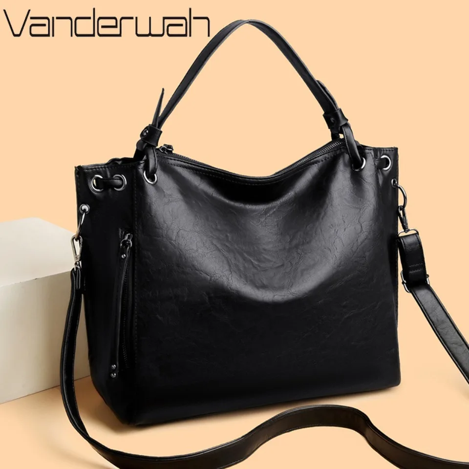 

Top Quality Pu Leather Handbags for Women Designer Commute Casual Tote Hand Bags Ladies Large Capacity Shoulder Top-Handle Bags