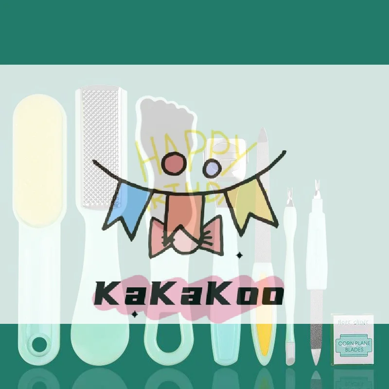 8 pz/set Kit Pedicure Strumenti Per La Cura Del Piede In Acciaio Rimozione Del Callo Raschietto Pedicure Raspa Strumenti Unghie Per Manicure