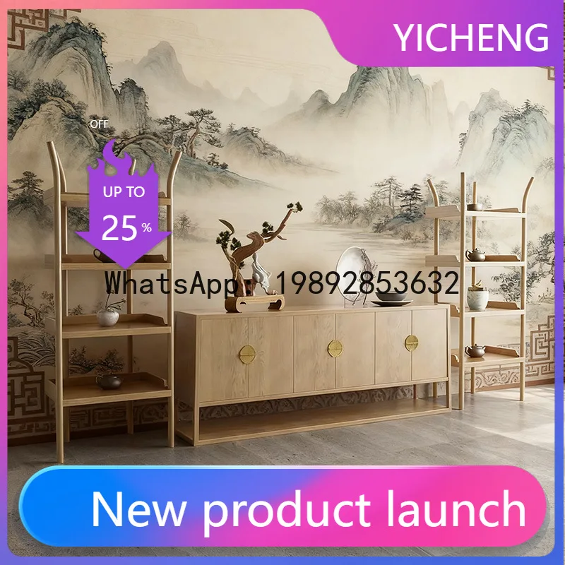 

Hys new chinese style solid wood furniture tv stand storage cabinet home floor cabinet