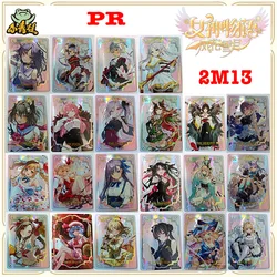 Anime Goddess Story 2M13 PR Black Magician Girl Frieren Premium Flash Card Collectible Card Boy Games Toys Christmas Birthday