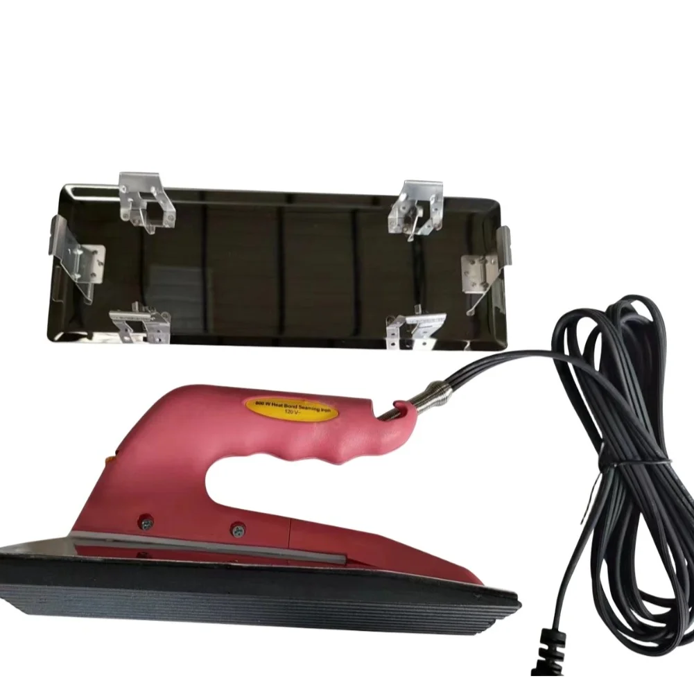 800W Carpet Seaming Iron with Comb Grooved Non-Stick Base and Adjustable Heat Settings for Connecting Carpets Without Damage