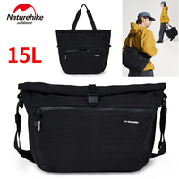 Naturehike 15L Crossbody Bag Large Capacity Folding Outdoor Travel Casual Shoulder Bag Carry Pouch Computer Storage Bag Handbag