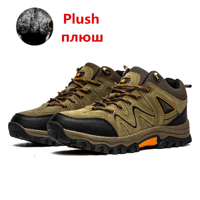 

Hot Sale Winter Boots Men Shoes Waterproof Outdoor Snow Boots Fur Warm Casual Men Shoes Non Slip New Fashion Big Size